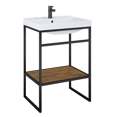 Elita Meble Indus Dąb Canela/Black Mat szafka podumywalkowa 60 cm 168399