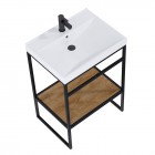 Elita Meble Indus Dąb Canela/Black Mat szafka podumywalkowa 60 cm 168399
