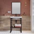 Elita Meble Indus Dąb Canela/Black Mat szafka podumywalkowa 60 cm 168399