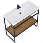 Elita Meble Indus Dąb Canela/Black Mat szafka podumywalkowa 100 cm 168401