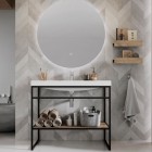 Elita Meble Indus Dąb Canela/Black Mat szafka podumywalkowa 100 cm 168401