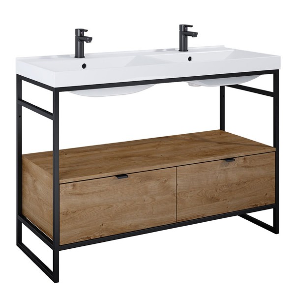 Elita Meble Indus Dąb Canela/Black Mat szafka podumywalkowa 120 cm 168434