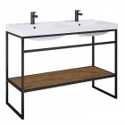 Elita Meble Indus Dąb Canela/Black Mat szafka podumywalkowa 120 cm 168402