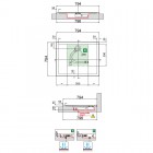 Novellini Olympic brodzik kwadratowy 80x80x4,5 OLN80430