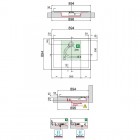 Novellini Olympic brodzik kwadratowy 90x90x4,5 czarny mat OLN90428