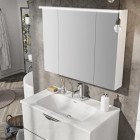 Elita Meble Szafka wisząca z lustrem 80 cm LED 904608