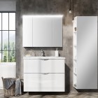 Elita Meble Szafka wisząca z lustrem 80 cm LED 904608