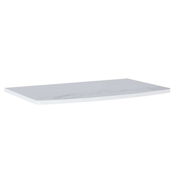 Elita Meble blat Rolly marmur Calacatta 81x50x2 cm biały 167798