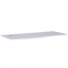 Elita Meble blat Rolly marmur Calacatta 121x50x2 cm biały 167799