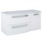 Elita Meble blat Rolly marmur Calacatta 121x50x2 cm biały 167799
