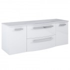Elita Meble blat Rolly marmur Calacatta 161x50x2 cm biały 167800