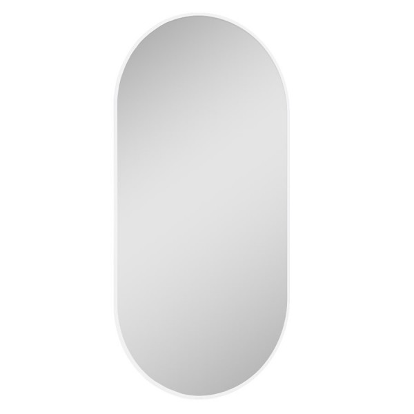 Elita Meble Sharon Oval White lustro LED 52x92 cm 168461