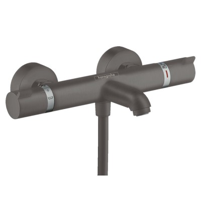 Hansgrohe Ecostat Comfort bateria wannowa czarny chrom szczotkowany 13114340