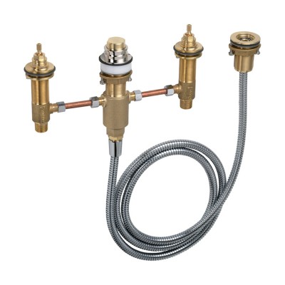 Hansgrohe zestaw podstawowy do baterii wannowej 4-otworowej montaż na brzegu wanny