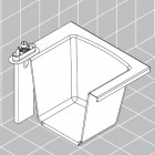 Hansgrohe sBox E zestaw podtynkowy węża prysznicowego 13560180