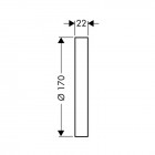 Hansgrohe rozeta maskująca 13596000