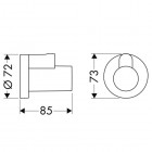 Hansgrohe zawór kątowy - osłona