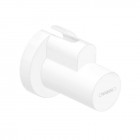 Hansgrohe zawór kątowy - osłona biały mat 13950700
