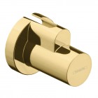 Hansgrohe zawór kątowy - osłona złoty optyczny polerowany 13950990