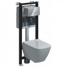 Koło Modo Pure All In One plus stelaż Technic WC GT SF + przycisk Elegant chrom + miska Rimfree 99677000
