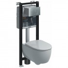 Koło Modo Pure Oval All In One plus stelaż Technic WC GT SF + przycisk Eclipse 2 chrom + miska Rimfree + deska 99679000