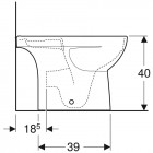 Koło Nova Pro miska WC do kompaktu krótka Rimfree M33226000
