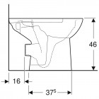 Koło Nova Pro miska WC do kompaktu Rimfree M33227000