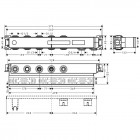 Hansgrohe RainSelect zestaw podstawowy do baterii termostatycznej na 3 odbiorniki 15311180