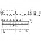 Hansgrohe RainSelect zestaw podstawowy do baterii termostatycznej na 4 odbiorniki 15312180