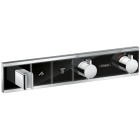 Hansgrohe RainSelect bateria wannowo-prysznicowa podtynkowa termostatyczna czarny/chrom 15355600