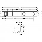 Hansgrohe RainSelect bateria wannowo-prysznicowa podtynkowa termostatyczna chrom 15356000