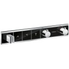 Hansgrohe RainSelect bateria wannowo-prysznicowa podtynkowa termostatyczna czarny/chrom 15356600