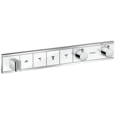 Hansgrohe RainSelect bateria wannowo-prysznicowa podtynkowa termostatyczna biały/chrom 15357400