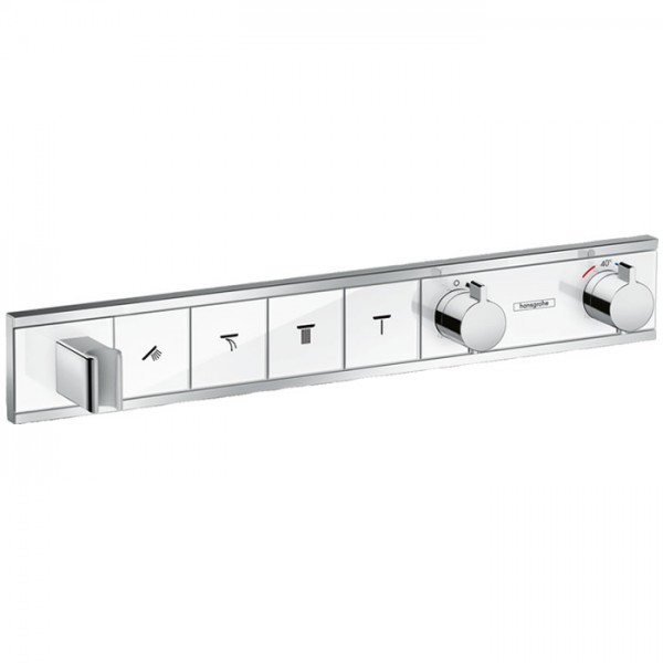 Hansgrohe RainSelect bateria wannowo-prysznicowa podtynkowa termostatyczna biały/chrom 15357400