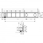 Hansgrohe RainSelect bateria wannowo-prysznicowa podtynkowa termostatyczna chrom 15357000
