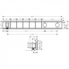 Hansgrohe RainSelect bateria wannowo-prysznicowa podtynkowa termostatyczna chrom 15358000