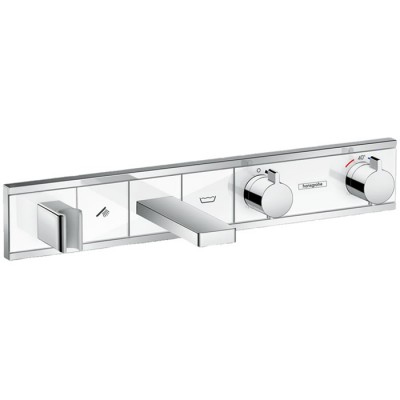 Hansgrohe RainSelect bateria wannowa podtynkowa termostatyczna biały/chrom 15359400