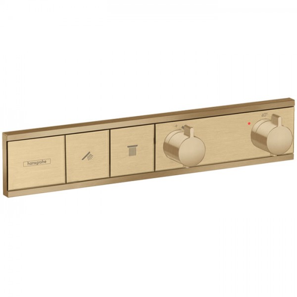 Hansgrohe RainSelect bateria wannowo-prysznicowa podtynkowa termostatyczna brąz szczotkowany