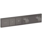 Hansgrohe RainSelect bateria wannowo-prysznicowa podtynkowa termostatyczna czarny chrom szczotkowany 15380340