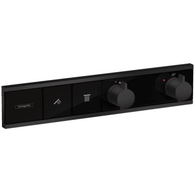 Hansgrohe RainSelect bateria wannowo-prysznicowa podtynkowa termostatyczna czarny mat 15380670