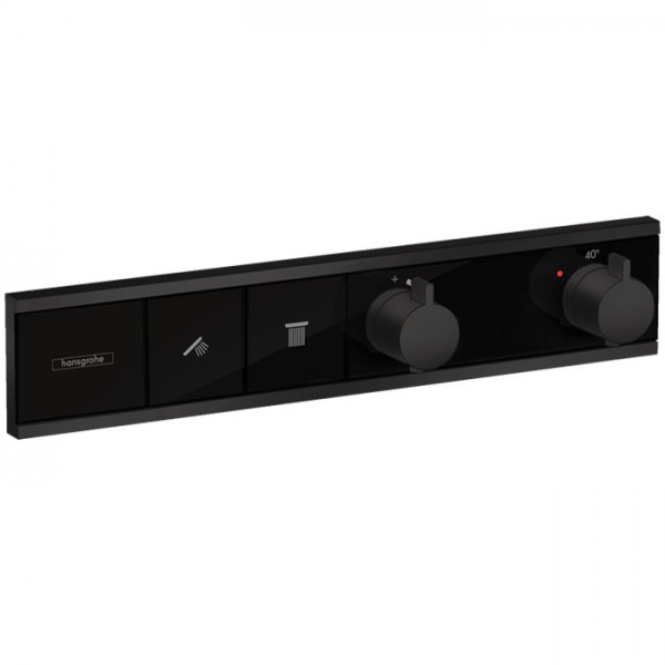 Hansgrohe RainSelect bateria wannowo-prysznicowa podtynkowa termostatyczna czarny mat 15380670