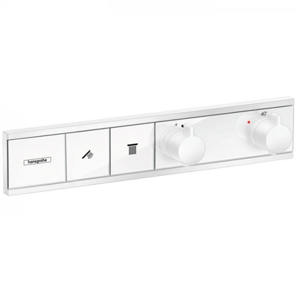 Hansgrohe RainSelect bateria wannowo-prysznicowa podtynkowa termostatyczna biały mat 15380700