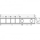 Hansgrohe RainSelect bateria wannowo-prysznicowa podtynkowa termostatyczna chrom 15381000