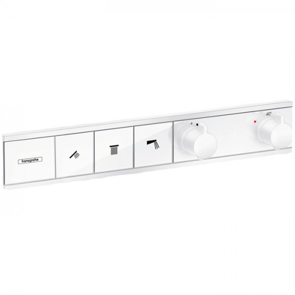 Hansgrohe RainSelect bateria wannowo-prysznicowa podtynkowa termostatyczna biały mat 15381700