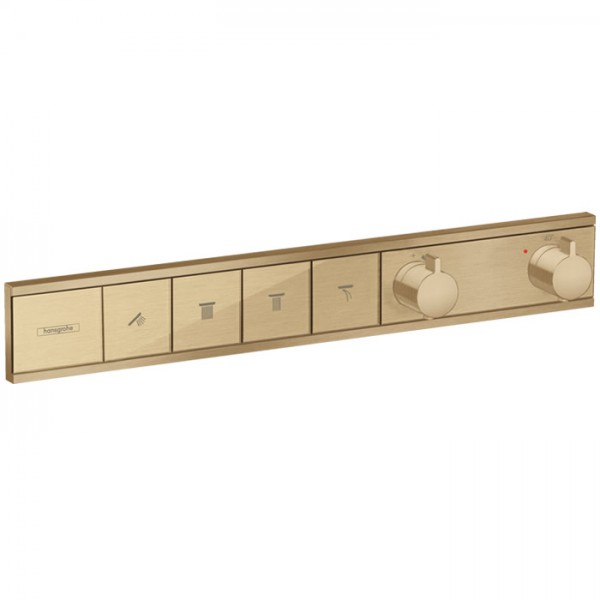 Hansgrohe RainSelect bateria wannowo-prysznicowa podtynkowa termostatyczna brąz szczotkowany 15382140