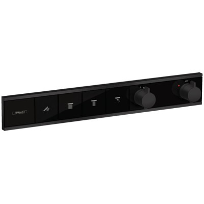 Hansgrohe RainSelect bateria wannowo-prysznicowa podtynkowa termostatyczna czarny mat 15382670