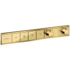 Hansgrohe RainSelect bateria wannowo-prysznicowa podtynkowa termostatyczna złoty optyczny polerowany 15382990