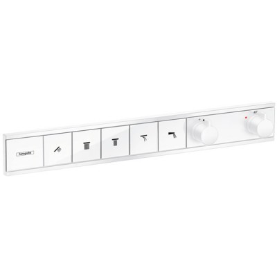Hansgrohe RainSelect bateria wannowo-prysznicowa podtynkowa termostatyczna biały mat 15384700