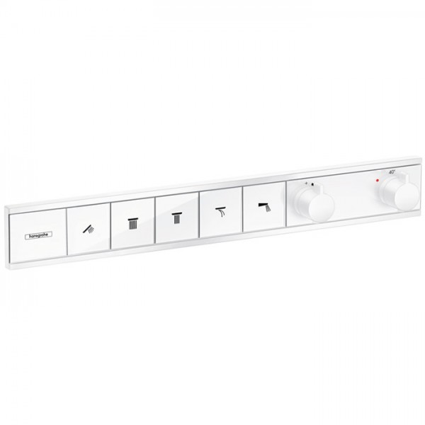 Hansgrohe RainSelect bateria wannowo-prysznicowa podtynkowa termostatyczna biały mat 15384700