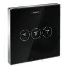 Hansgrohe zawór odcinający ShowerSelect podtynkowy dla 3 odbiorników czarny/chrom 15736600